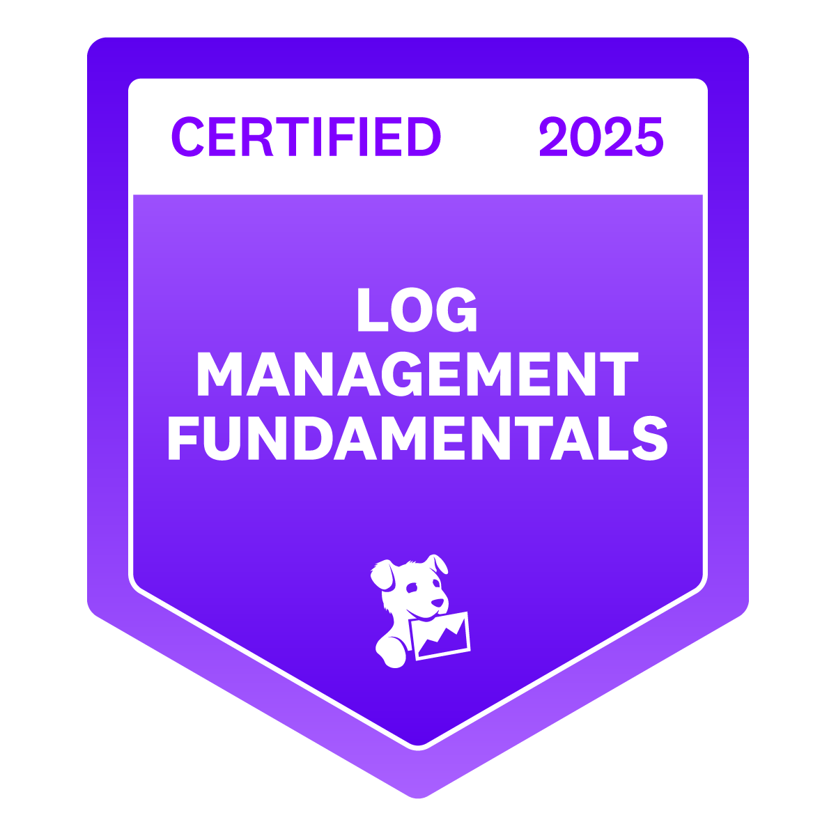 Datadog Log Management Badge